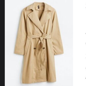 H&M Cotton Twill Trench Coat